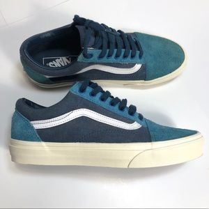 Vans Old Skool Suede Skateboard Blue Size Mens 8.5